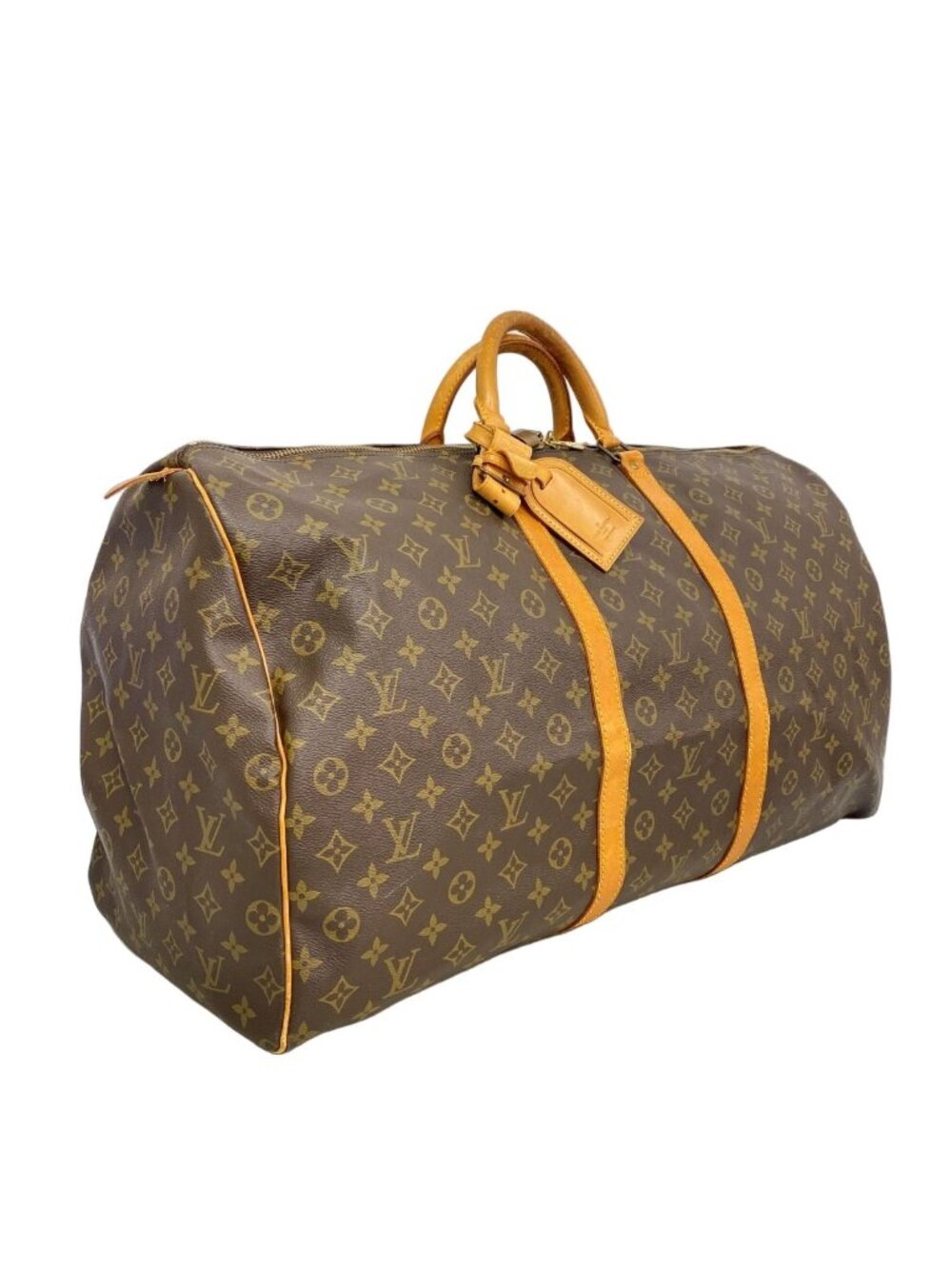 Louis Vuitton Boston Bag Monogram Keepall 60 Brown - Picture 2 of 10